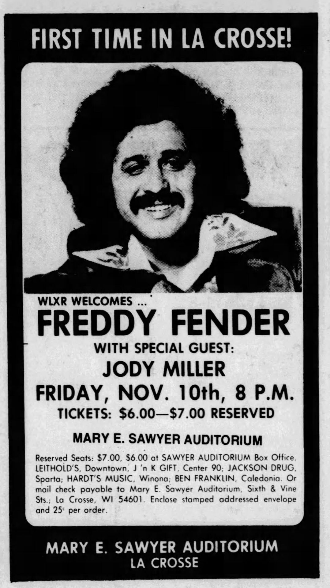 1978: Freddy Fender